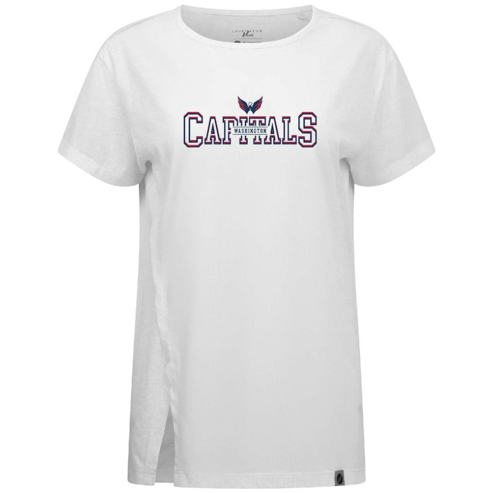 NHL Washington Capitals Levelwear Women's Influx Journey T-Shirt - White