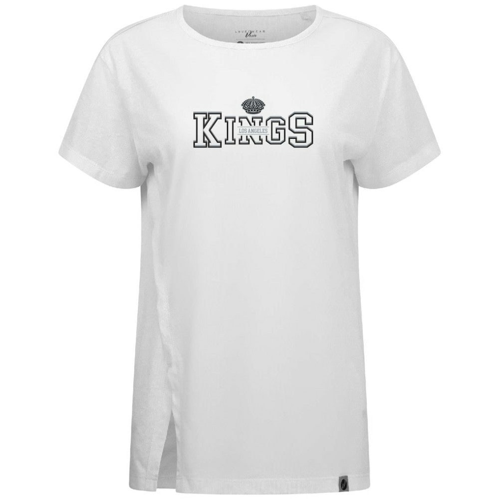 NHL Los Angeles Kings Levelwear Women's Influx Journey T-Shirt - White