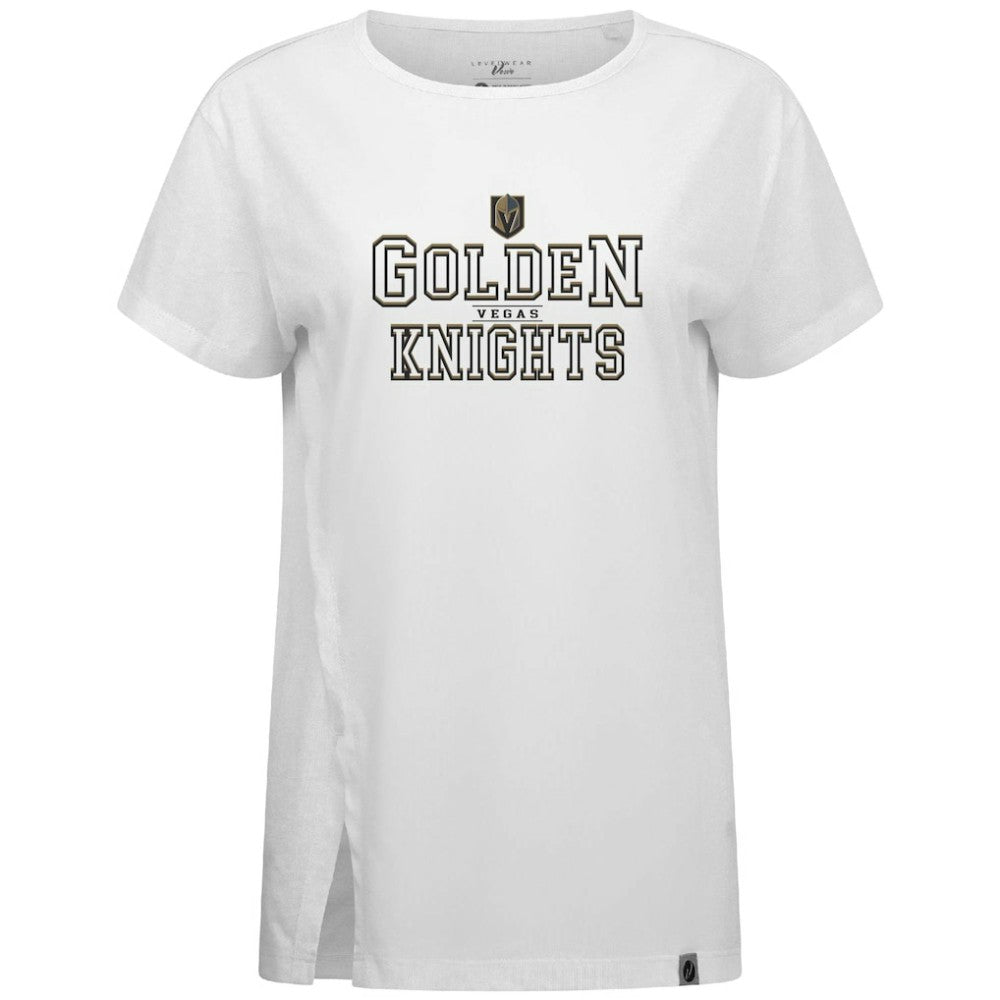 NHL Vegas Golden Knights Levelwear Women's Influx Journey T-Shirt - White