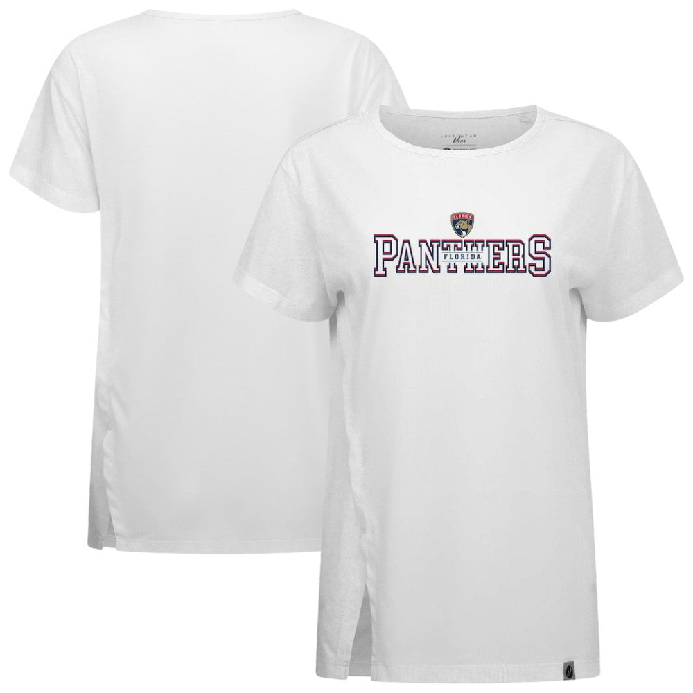 NHL Florida Panthers Levelwear Women's Influx Journey T-Shirt - White