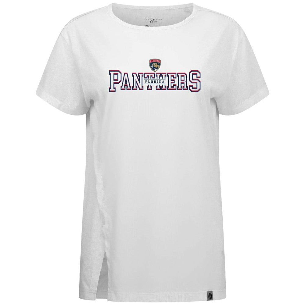 NHL Florida Panthers Levelwear Women's Influx Journey T-Shirt - White