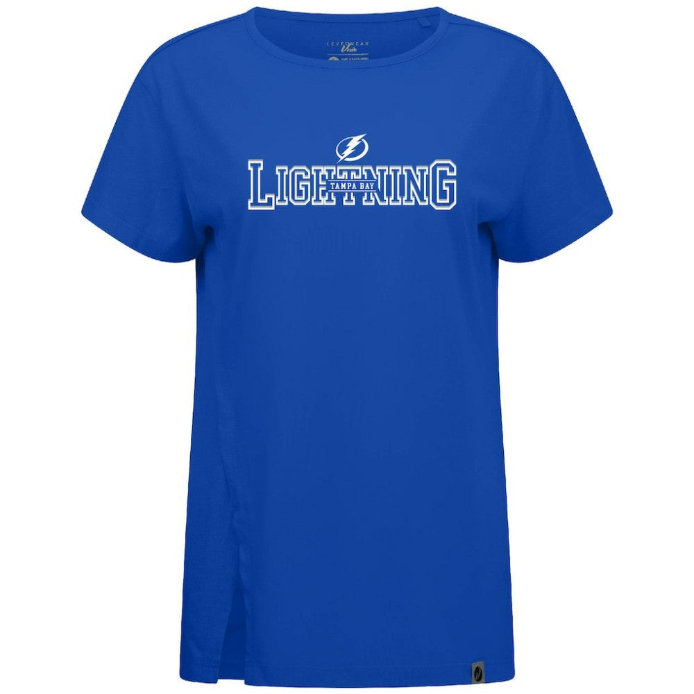 NHL Tampa Bay Lightning Levelwear Women's Influx Journey T-Shirt - Royal