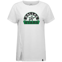 NHL Dallas Stars Levelwear Women's Influx Banner Arch T-Shirt - White