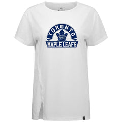 NHL Toronto Maple Leafs Levelwear Women's Influx Banner Arch T-Shirt - White
