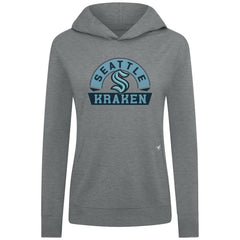 NHL Seattle Kraken Levelwear Women's Relay Banner Arch Pullover Hoodie - Gray