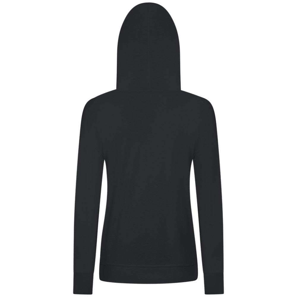 NHL Anaheim Ducks Levelwear Women's Relay Banner Arch Pullover Hoodie - Black