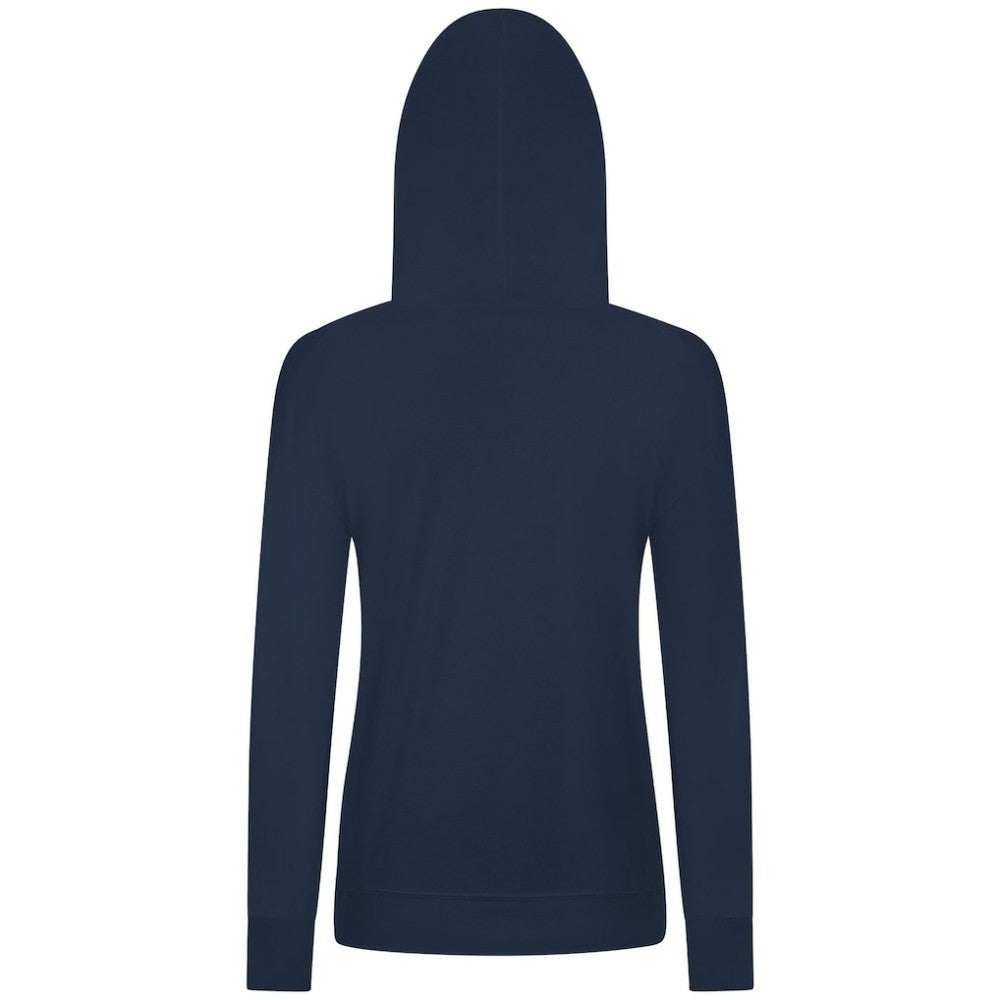NHL Nashville Predators Levelwear Women's Relay Banner Arch Pullover Hoodie - Navy