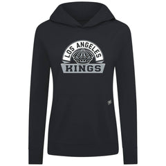 NHL Los Angeles Kings Levelwear Women's Relay Banner Arch Pullover Hoodie - Black