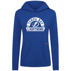NHL Tampa Bay Lightning Levelwear Women's Relay Banner Arch Pullover Hoodie - Royal
