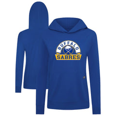NHL Buffalo Sabres Levelwear Women's Relay Banner Arch Pullover Hoodie - Royal