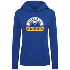 NHL Buffalo Sabres Levelwear Women's Relay Banner Arch Pullover Hoodie - Royal