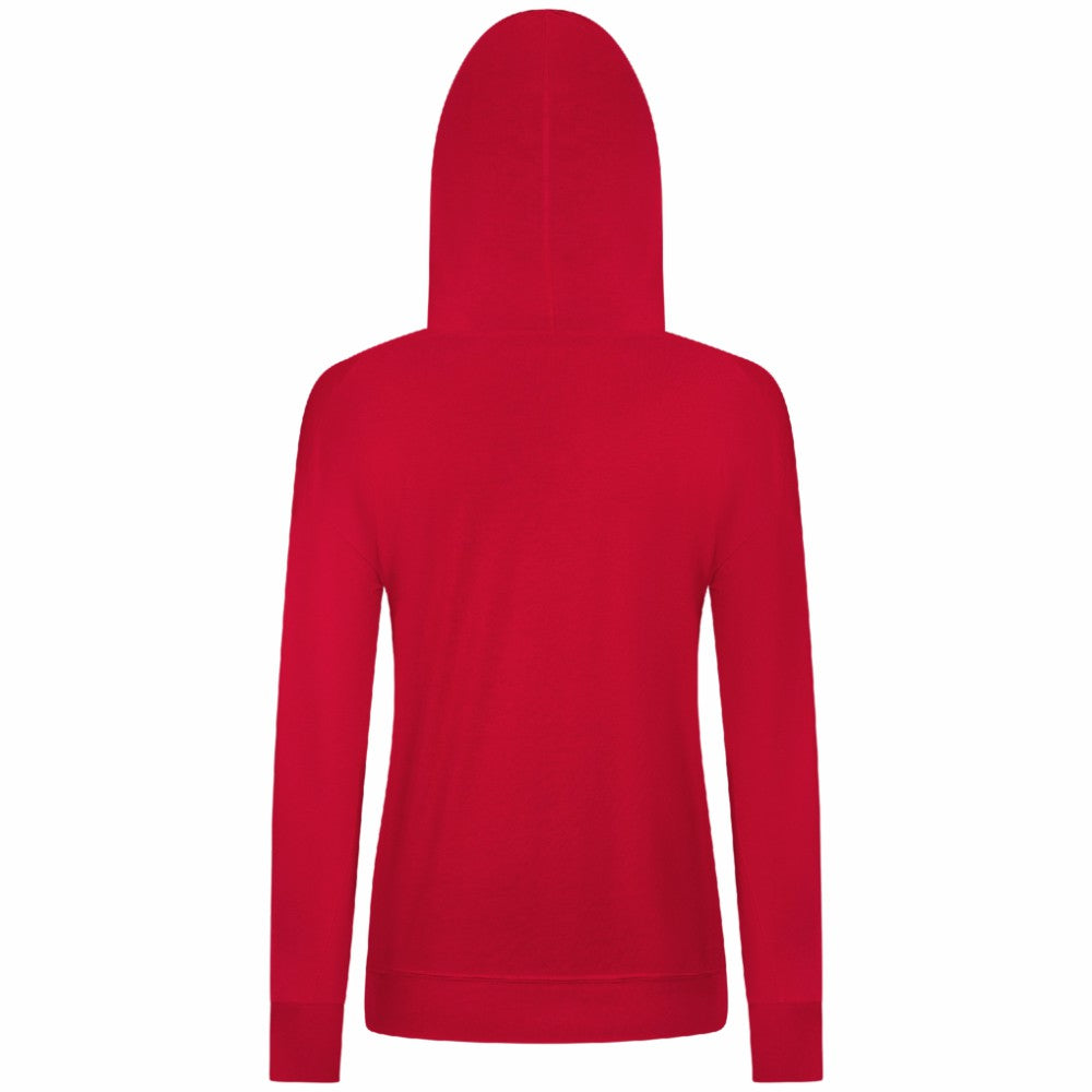 NHL New York Rangers Levelwear Women's Relay Banner Arch Pullover Hoodie - Red