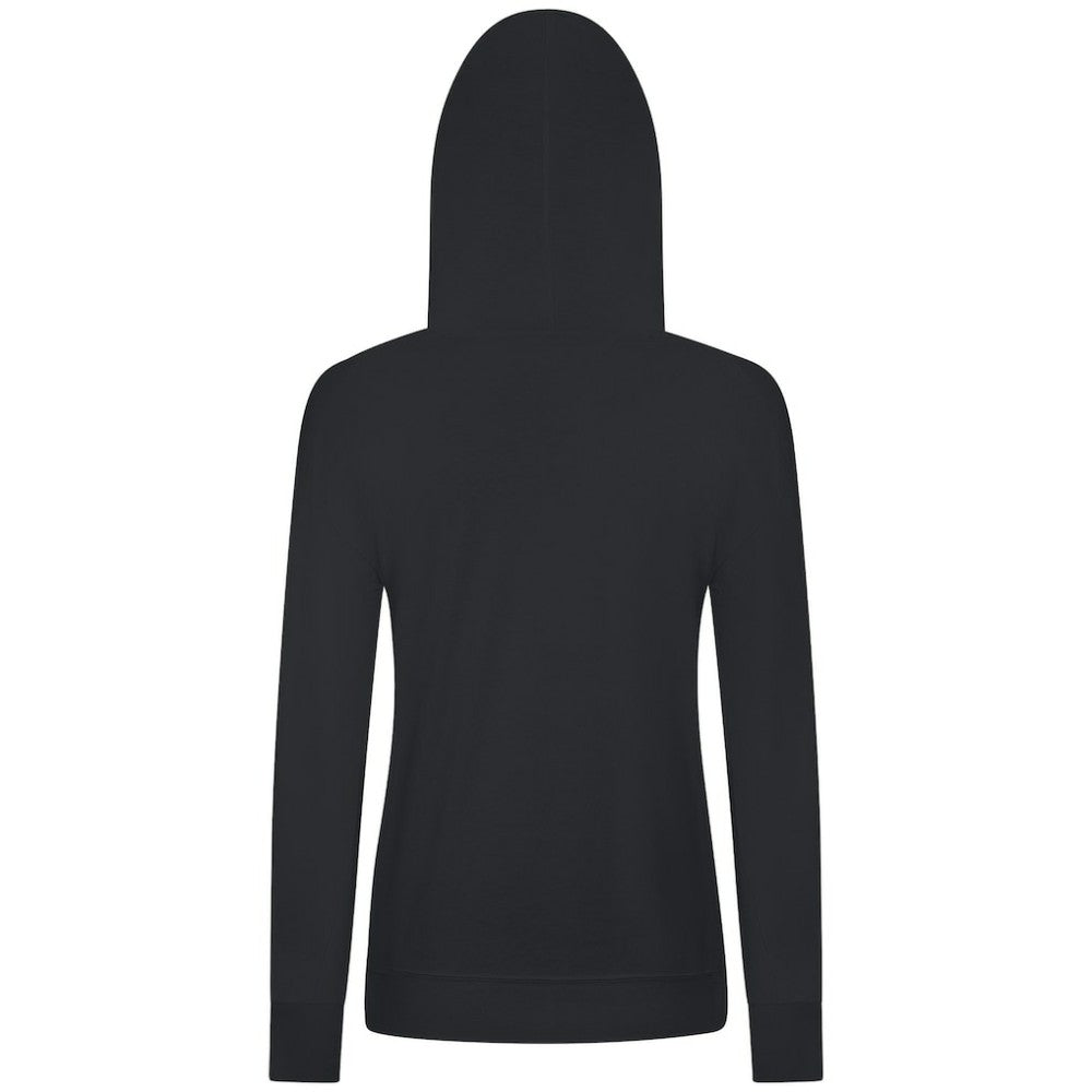 NHL Calgary Flames Levelwear Women's Relay Banner Arch Pullover Hoodie - Black