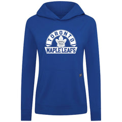 NHL Toronto Maple Leafs Levelwear Women's Relay Banner Arch Pullover Hoodie - Royal