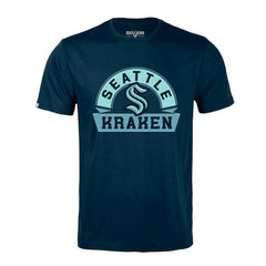 NHL Seattle Kraken Levelwear Richmond Banner Arch T-Shirt - Navy