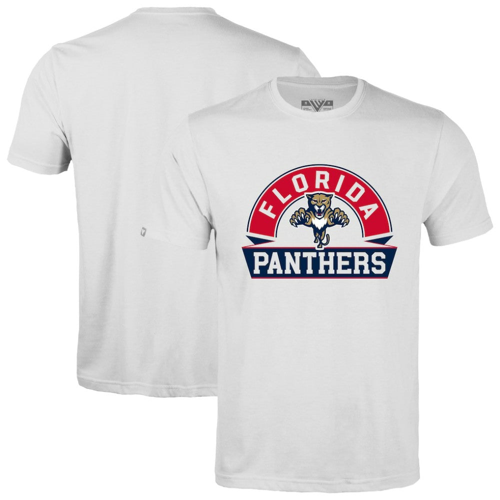 NHL Florida Panthers Levelwear Richmond Banner Arch T-Shirt - White