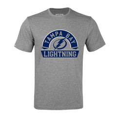NHL Tampa Bay Lightning Levelwear Richmond Banner Arch T-Shirt - Gray