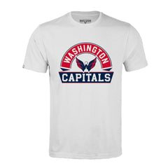 NHL Washington Capitals Levelwear Richmond Banner Arch T-Shirt - White