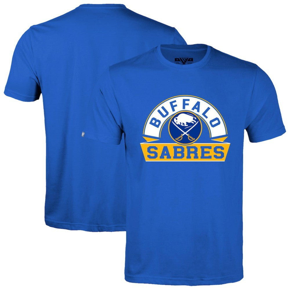 NHL Buffalo Sabres Levelwear Richmond Banner Arch T-Shirt - Royal