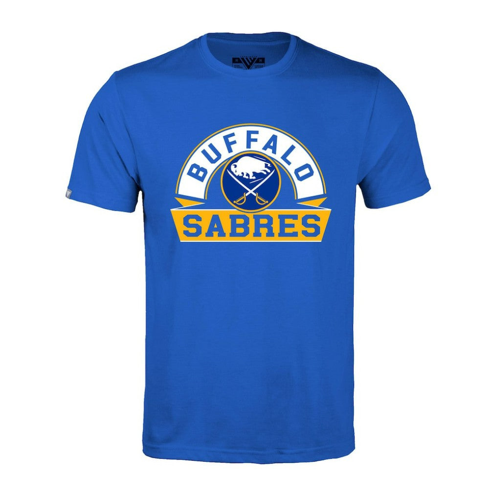 NHL Buffalo Sabres Levelwear Richmond Banner Arch T-Shirt - Royal