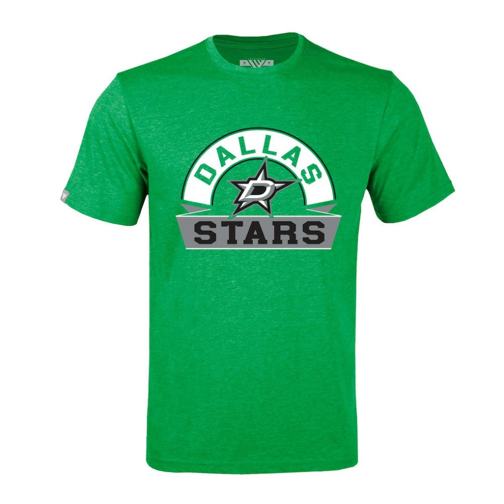 NHL Dallas Stars Levelwear Richmond Banner Arch T-Shirt - Green