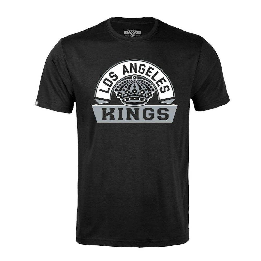 NHL Los Angeles Kings Levelwear Richmond Banner Arch T-Shirt - Black