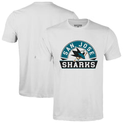 NHL San Jose Sharks Levelwear Richmond Banner Arch T-Shirt - White