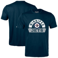 NHL Winnipeg Jets Levelwear Richmond Banner Arch T-Shirt - Navy