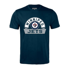NHL Winnipeg Jets Levelwear Richmond Banner Arch T-Shirt - Navy