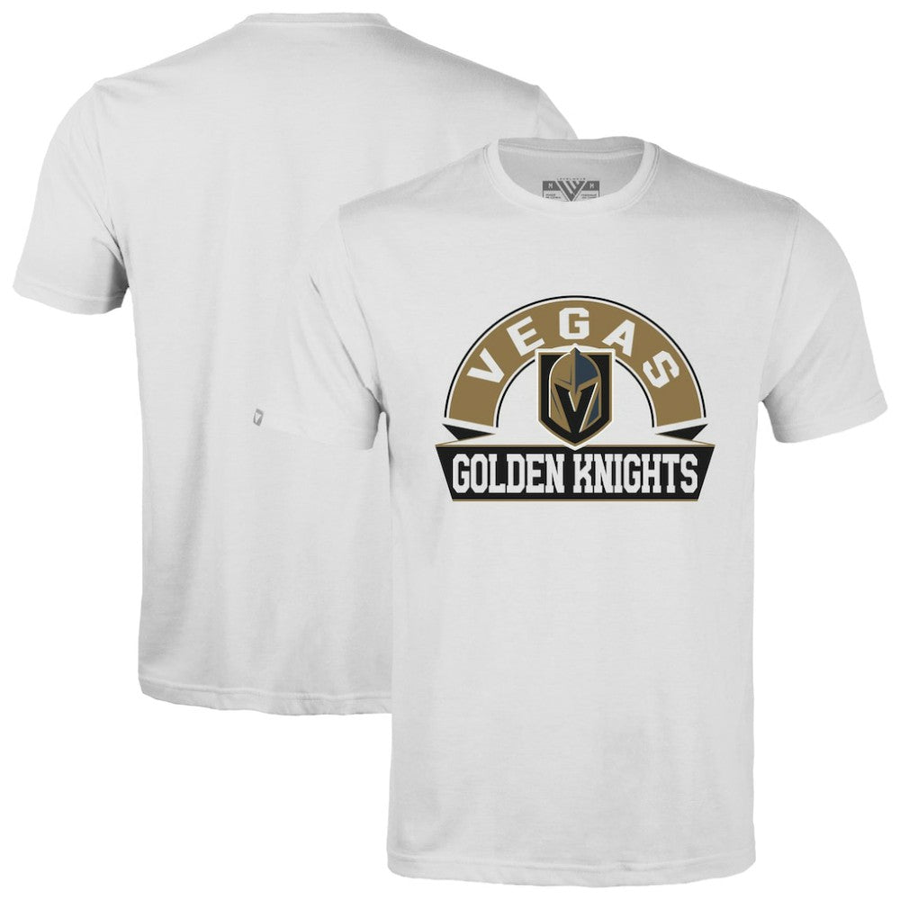 NHL Vegas Golden Knights Levelwear Richmond Banner Arch T-Shirt - White