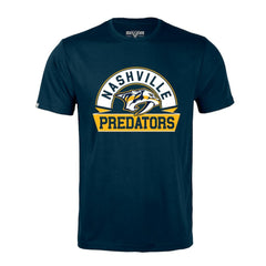 NHL Nashville Predators Levelwear Richmond Banner Arch T-Shirt - Navy