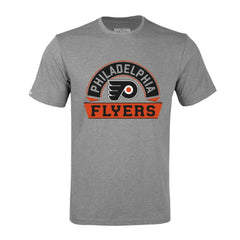NHL Philadelphia Flyers Levelwear Richmond Banner Arch T-Shirt - Gray