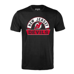 NHL New Jersey Devils Levelwear Richmond Banner Arch T-Shirt - Black