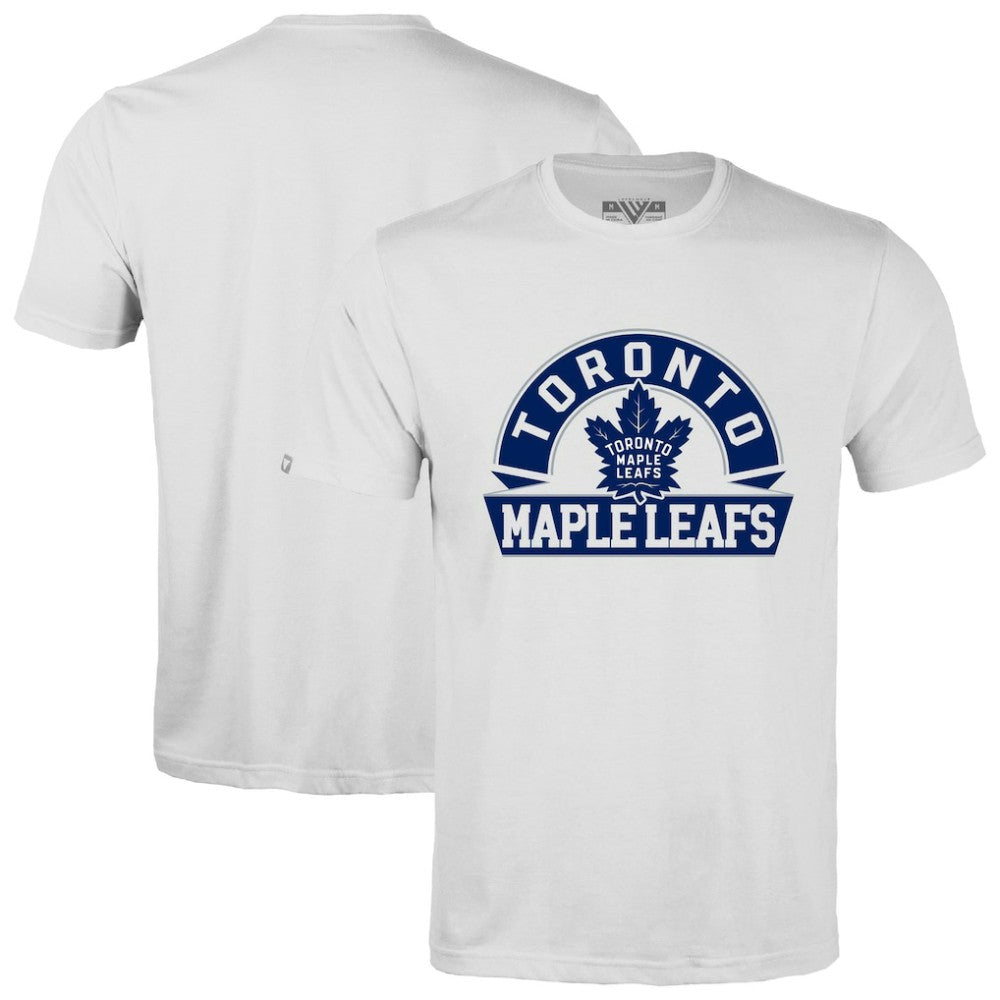 NHL Toronto Maple Leafs Levelwear Richmond Banner Arch T-Shirt - White
