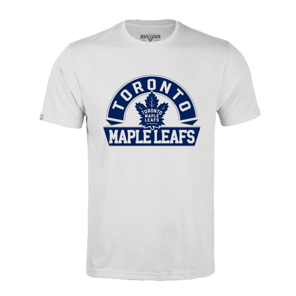 NHL Toronto Maple Leafs Levelwear Richmond Banner Arch T-Shirt - White