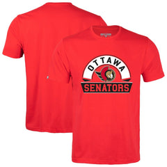 NHL Ottawa Senators Levelwear Richmond Banner Arch T-Shirt - Red