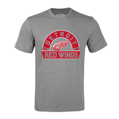 NHL Detroit Red Wings Levelwear Richmond Banner Arch T-Shirt - Gray
