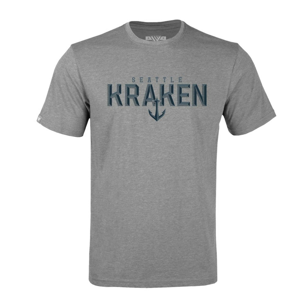 NHL Seattle Kraken Levelwear Richmond Carve T-Shirt - Gray