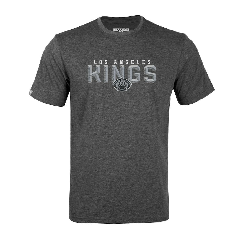 NHL Los Angeles Kings Levelwear Richmond Carve T-Shirt - Athletic Heather Gray