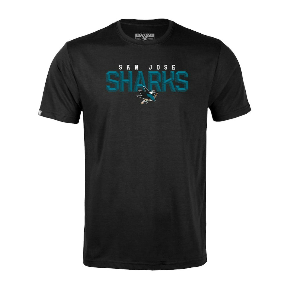 NHL San Jose Sharks Levelwear Richmond Carve T-Shirt - Black