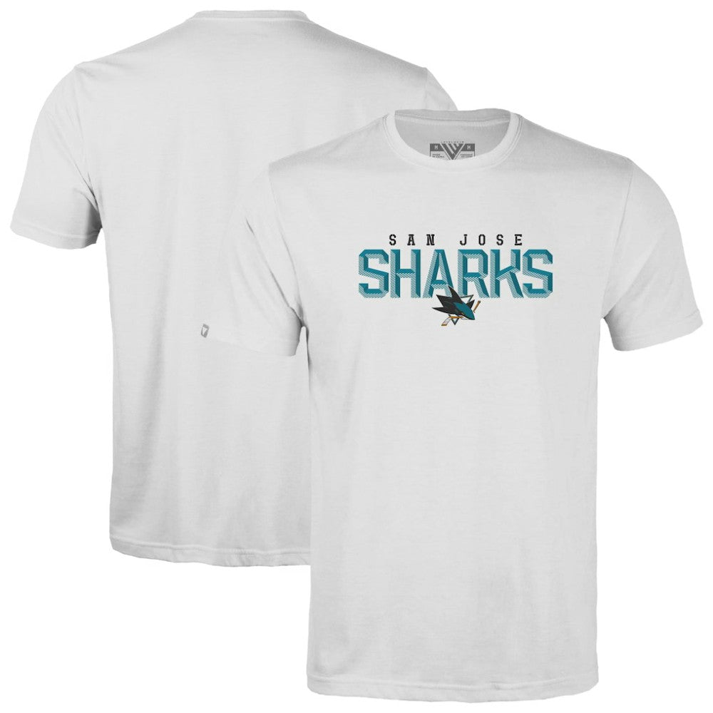 NHL San Jose Sharks Levelwear Richmond Carve T-Shirt - White