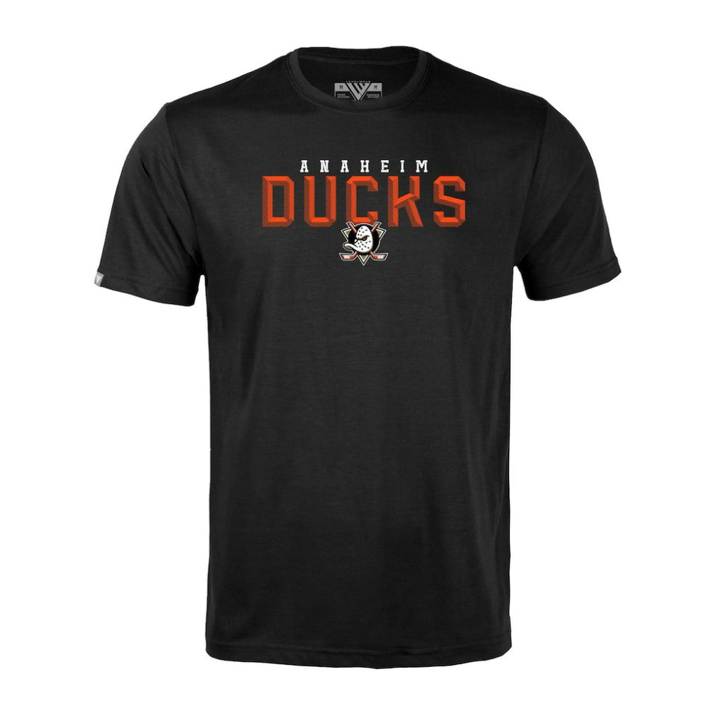 NHL Anaheim Ducks Levelwear Richmond Carve T-Shirt - Black