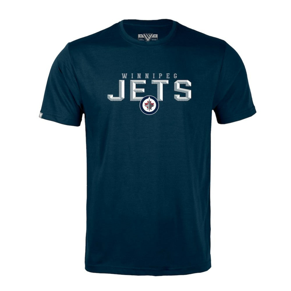 NHL Winnipeg Jets Levelwear Richmond Carve T-Shirt - Navy