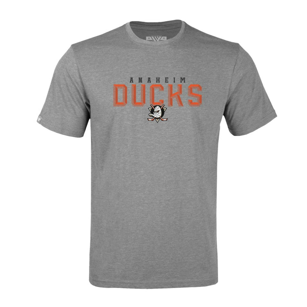 NHL Anaheim Ducks Levelwear Richmond Carve T-Shirt - Gray