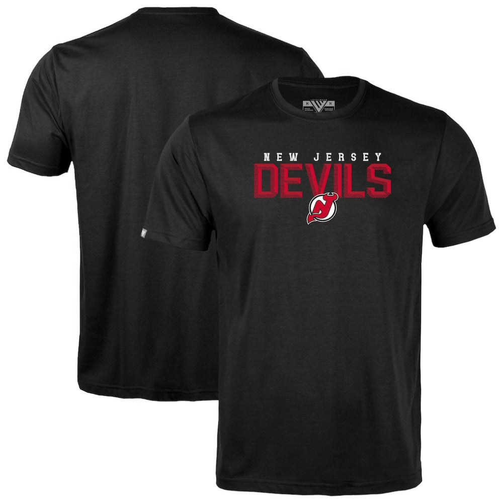 NHL New Jersey Devils Levelwear Richmond Carve T-Shirt - Black