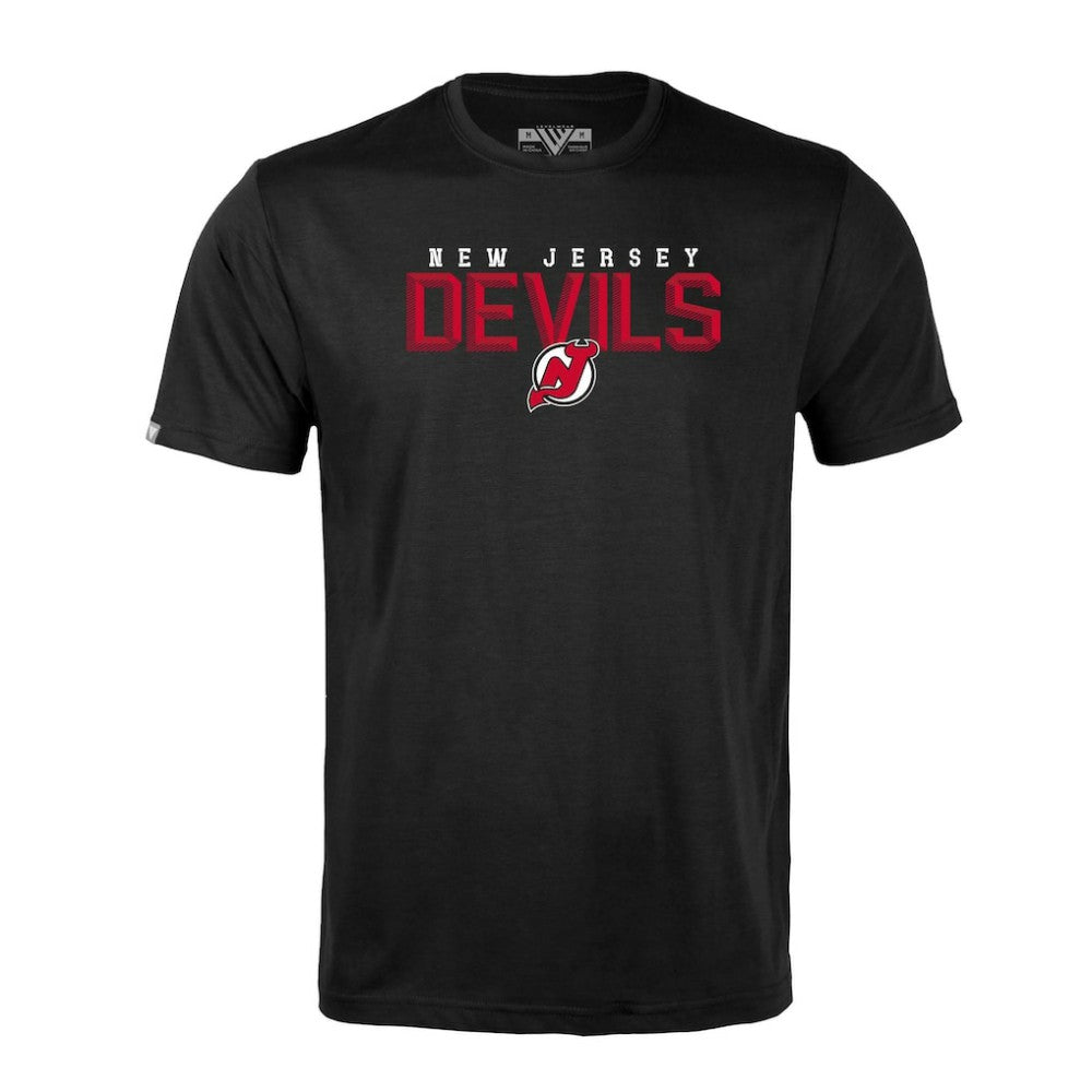 NHL New Jersey Devils Levelwear Richmond Carve T-Shirt - Black