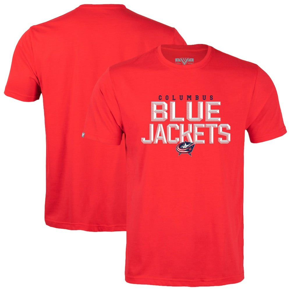 NHL Columbus Blue Jackets Levelwear Richmond Carve T-Shirt - Red