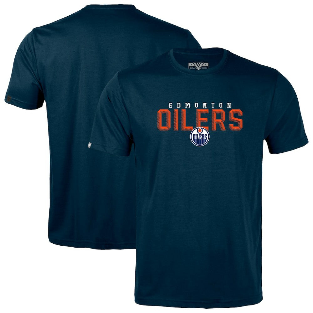 NHL Edmonton Oilers Levelwear Richmond Carve T-Shirt - Navy