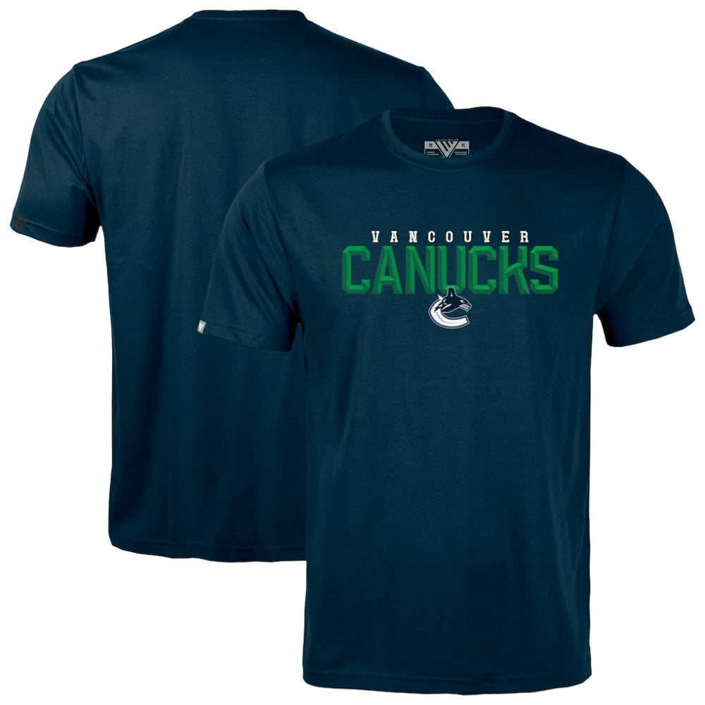 NHL Vancouver Canucks Levelwear Richmond Carve T-Shirt - Navy