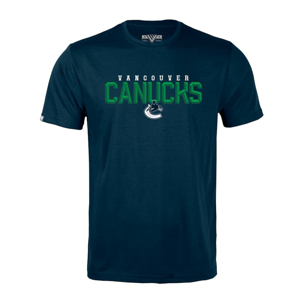 NHL Vancouver Canucks Levelwear Richmond Carve T-Shirt - Navy